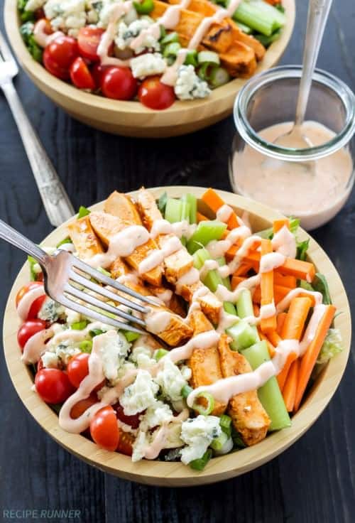 BuffaloChickenSaladwithSpicyRanchDressing5