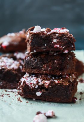 Easy Peppermint Brownies - web-6