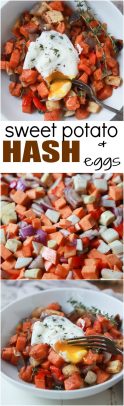 Easy Sweet Potato Hash with Eggs