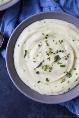 Parsnip Garlic Mashed Potatoes