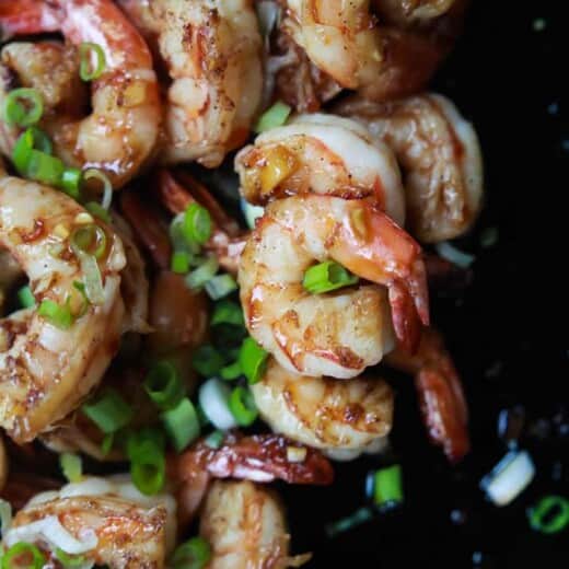 10 Minute Honey Garlic Sauteed Shrimp - web-4