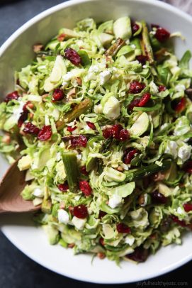 Asparagus & Brussel Sprout Salad with Honey Dijon Dressing - web-4