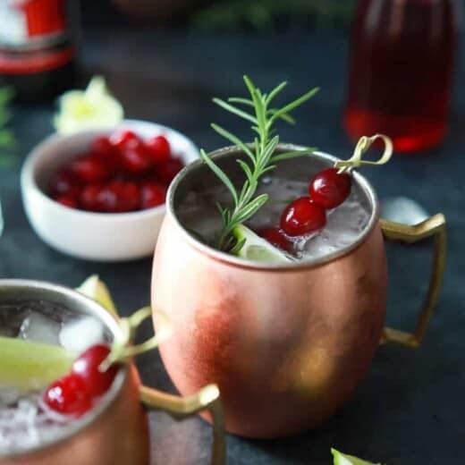 cranberry moscow mule