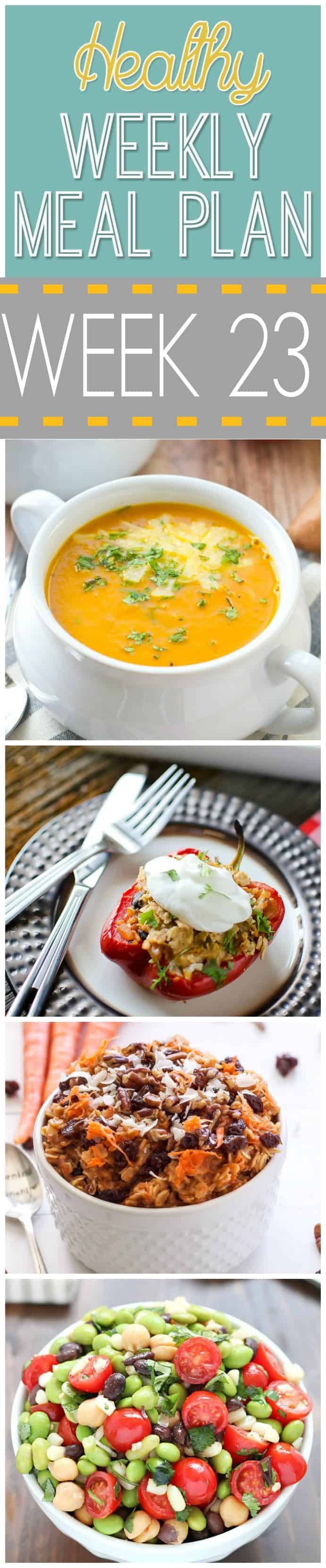 Healthy Meal Plan Week #23 | Easy Healthy Recipes Using Real Ingredients