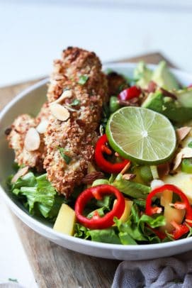Tropical Coconut Chicken Salad with Honey Dijon Dressing - web-7