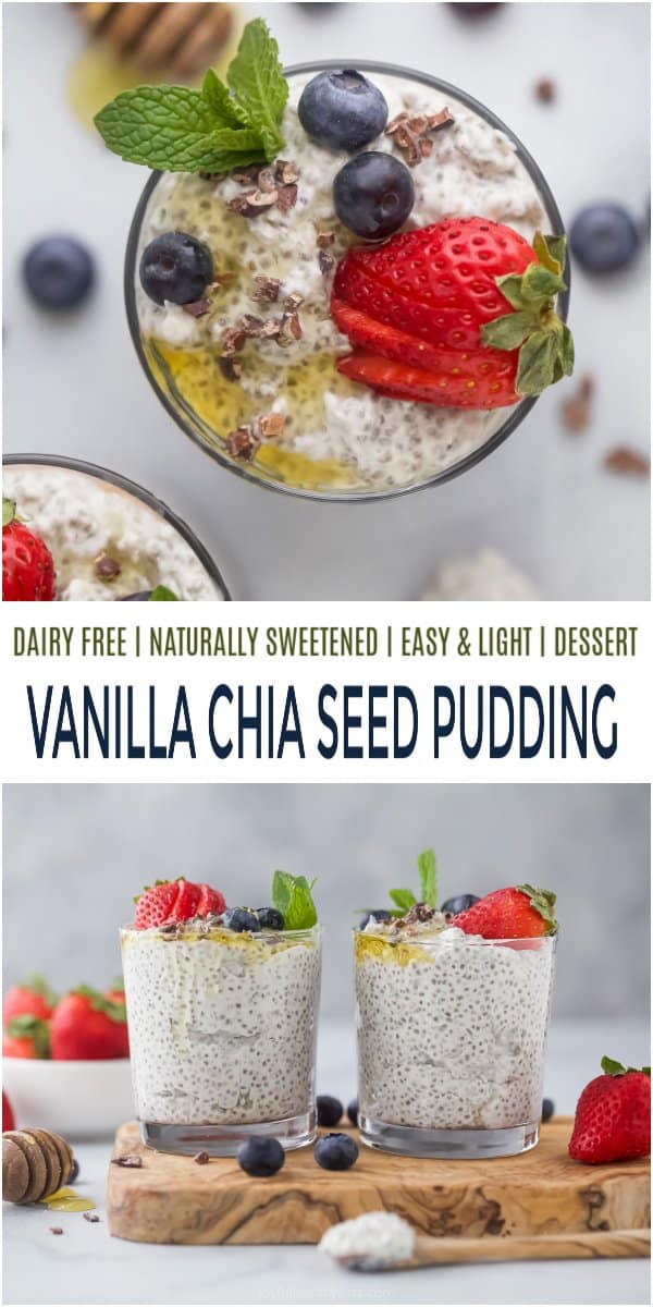 Healthy Vanilla Pudding with Chia Seeds | Joyful Healthy Eats