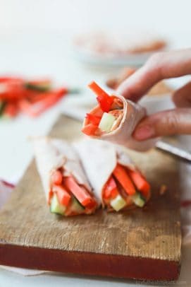 Image of Gluten Free Veggie Turkey Rollups