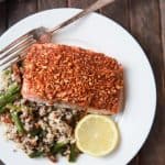 Honey Mustard Pecan Crusted Salmon - web-6