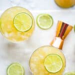 pinterest bilde for hvordan lage den ultimate margarita oppskriften