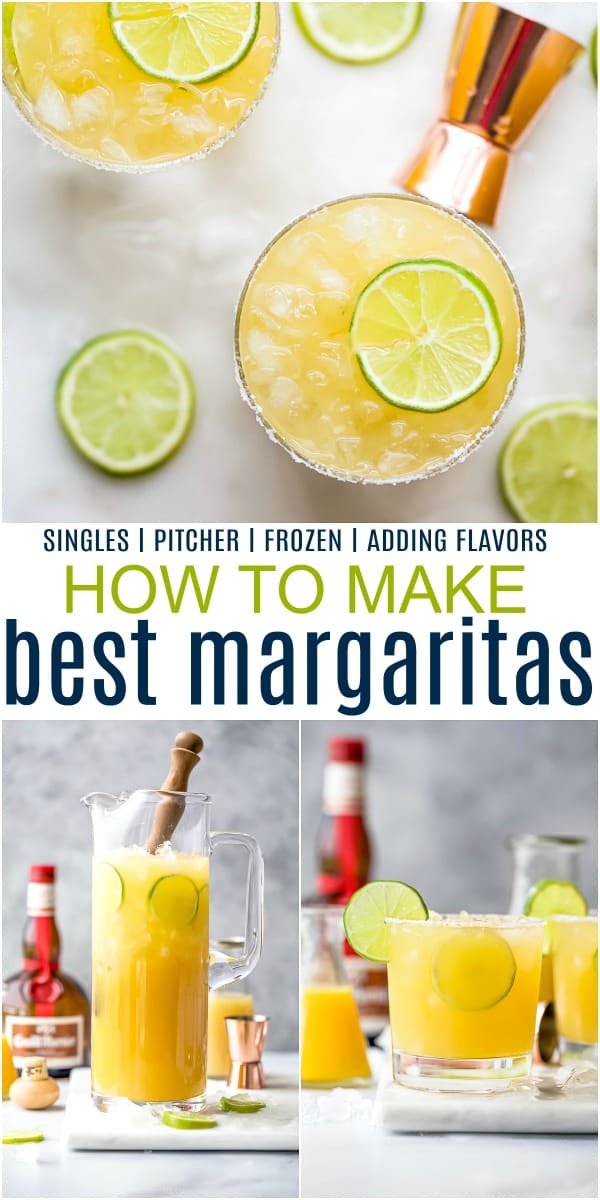 pinterest-bild för hur man gör det ultimata margarita-receptet