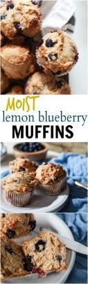 Healthy Lemon Blueberry Muffins Recipe | Healthy & Tasty Muffins Recipe