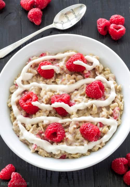 Raspberry Cheesecake Oatmeal