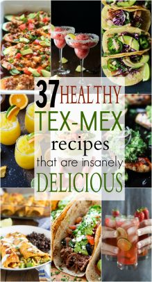 37 Easy Healthy Tex-Mex Recipes that will ensure you have the best "fiesta" on the block! These recipes will blow your mind AND your taste buds. Bring on the Mexican Food! Ole! | joyfulhealthyeats.com