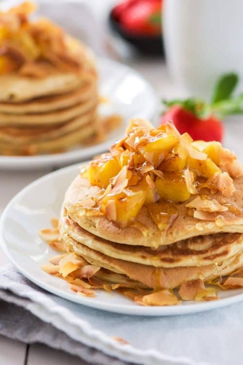 Honey-Pineapple-and-Toasted-Coconut-Pancakes-4