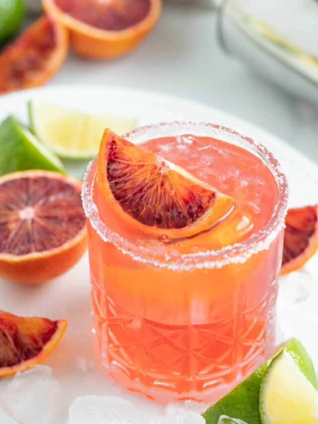 Easy Blood Orange Margarita Joyful Healthy Eats
