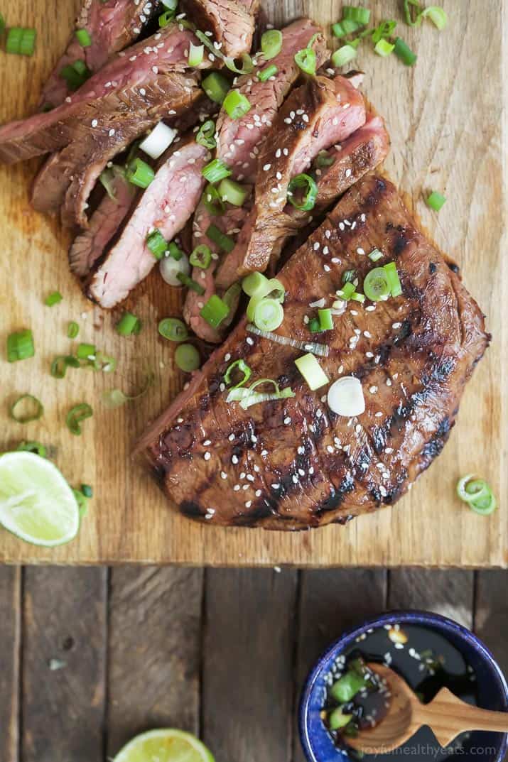 Grilled Flank Steak with Asian-Inspired Marinade