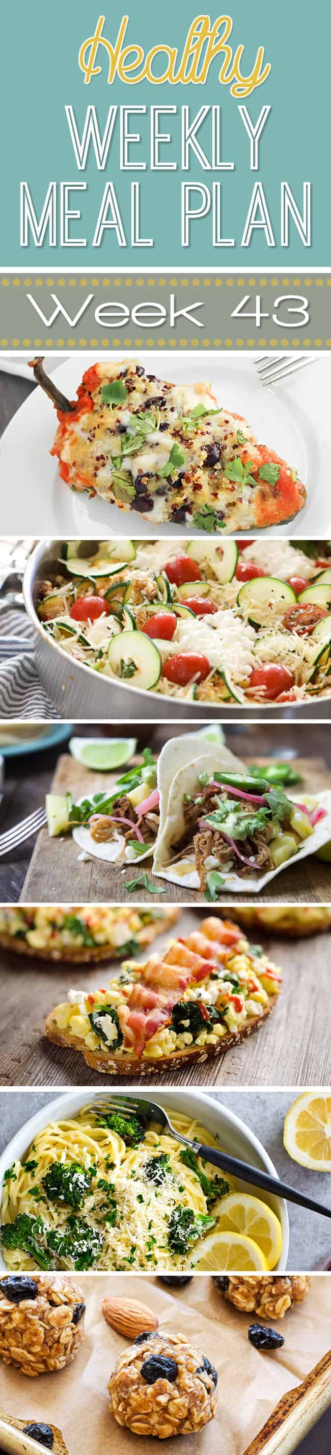 healthy meal plan week 43 easy healthy recipes