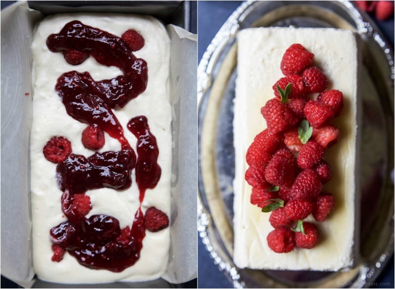 Indulgent Raspberry Amaretto Semifreddo, it's everything ice cream wishes it could be - light, creamy, and airy. This dessert is perfect for the summer and you'll love the secret sauce nestled inside every bite!| joyfulhealthyeats.com #glutenfree #ad #dairyfree