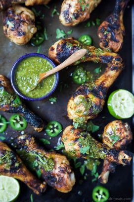 Image of Spice Rub Grilled Chicken with Chimichurri