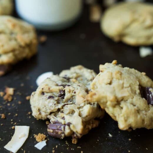 Toasted Coconut Chocolate Chunk Cookies - web-4