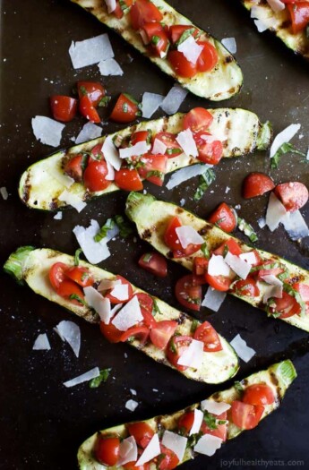 Image of Zucchini Bruschetta Appetizer