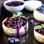 Goat Cheese Cheesecake with Blueberry Compote - web-4