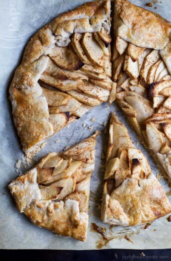 Image of Cardamom Apple Galette topped with a Maple Mascarpone