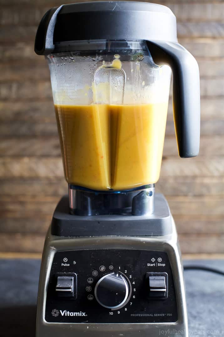 Corn Chowder in a Vitamix blender