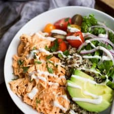 Buffalo Chicken Quinoa Bowls-image