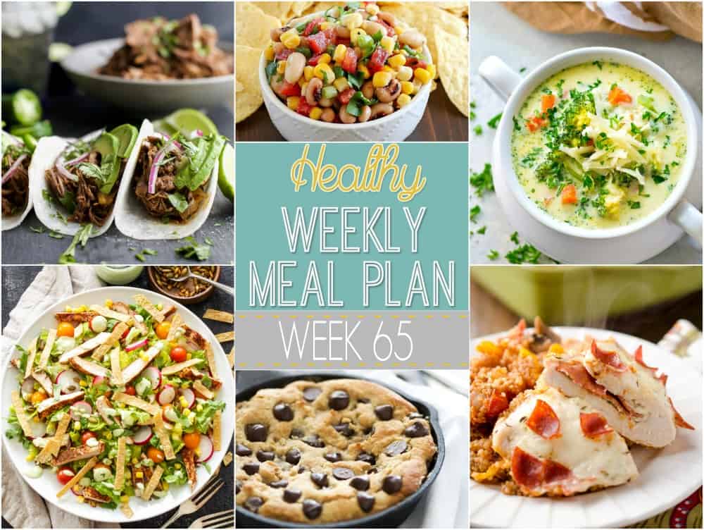 Plan out a healthy meal plan the easy way from breakfast all the way to midnight snacks! Recipes featured from all your favorite healthy food bloggers!