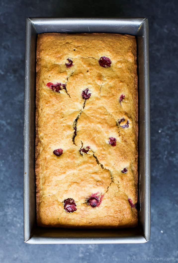 Homemade Orange Cranberry Bread 