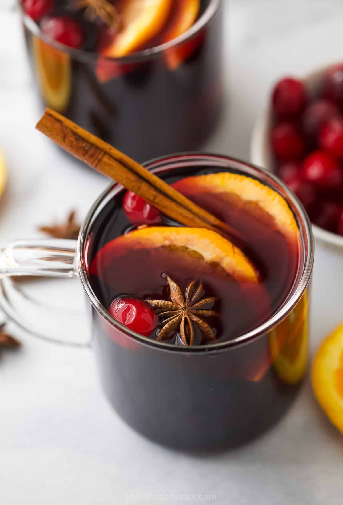 Make-Ahead Chilled Mulled Wine Punch Recipe