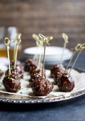 Image of Asian Crock Pot Meatballs