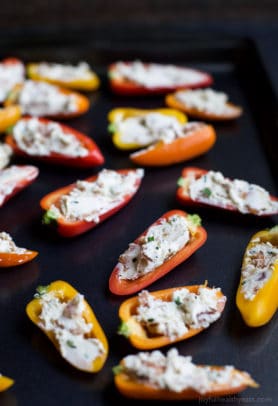 Image of Cheesy Bacon Stuffed Peppers