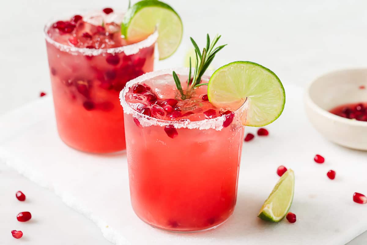 Pomegranate Margarita Recipe | Happy Healthy Eating