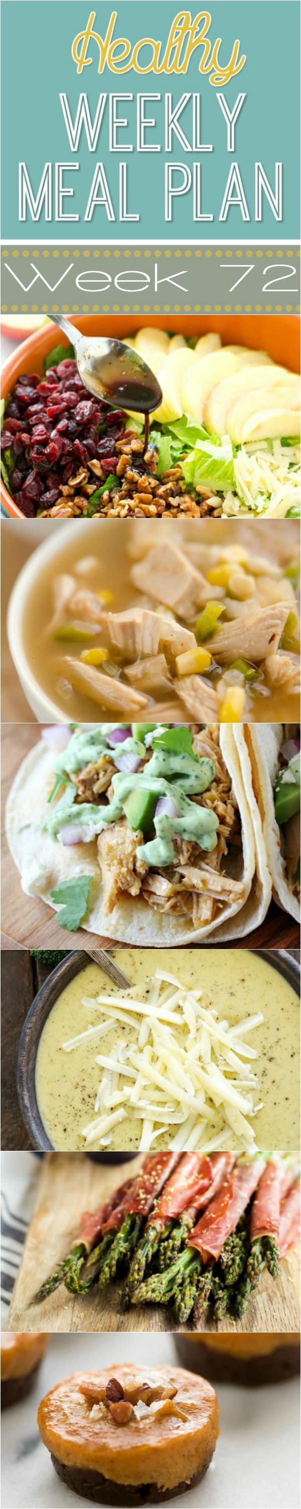Healthy Meal Plan Week #72 | Easy Healthy Recipes