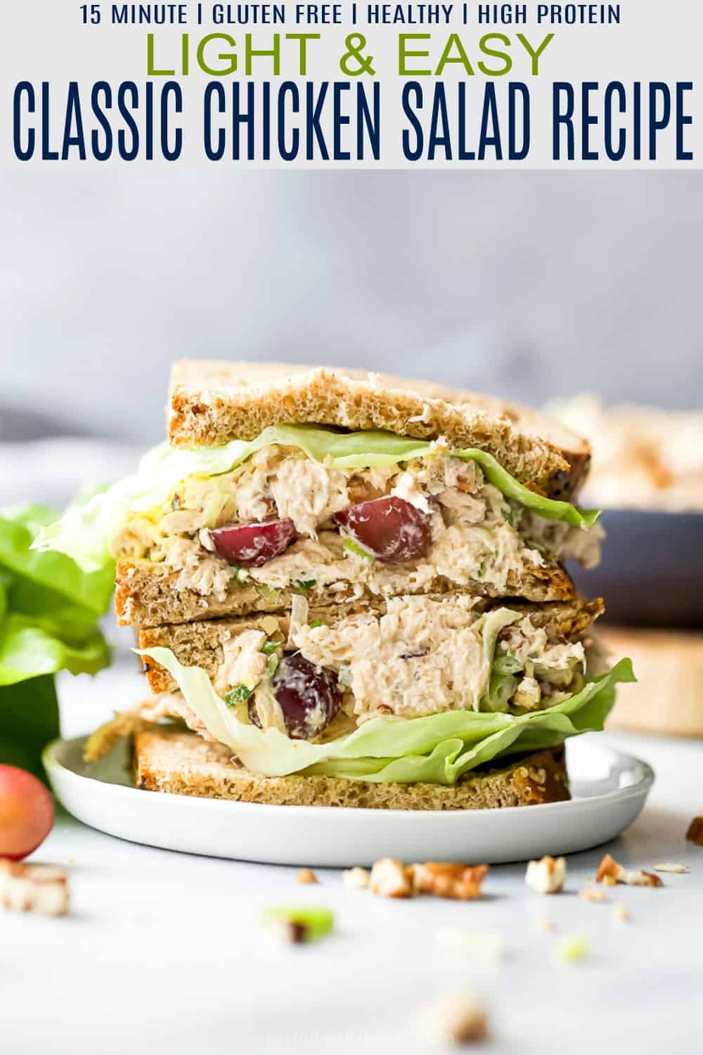 Easy Chicken Salad Recipe Healthy And Keto Friendly