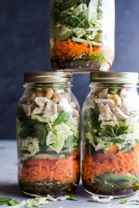 Image of Asian Chicken Mason Jar Salads