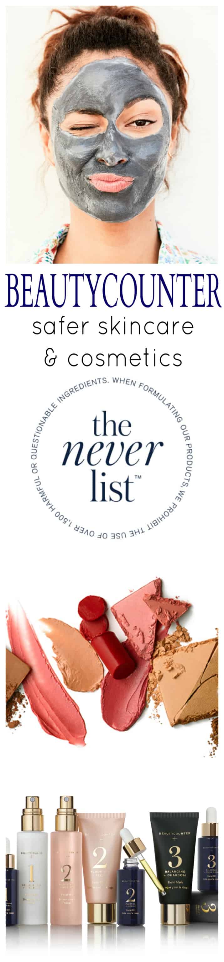 Beautycounter making the world healthier by providing safer effective skin care and cosmetics. Skin Care and Cosmetics you can trust that's used and supported by hundreds of celebrities. A list of 1,500 chemicals that will NEVER be used in any of the products! | joyfulhealthyeats.com