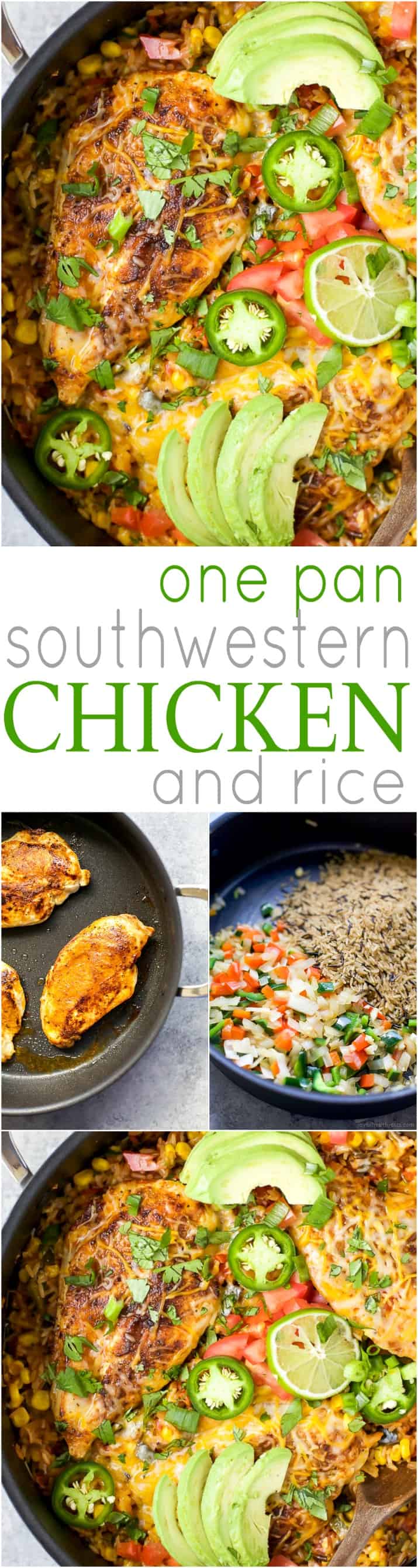 Title Image for One Pan Southwestern Chicken and Rice