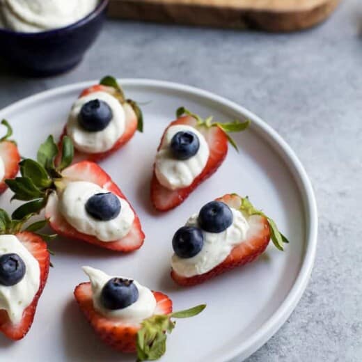 Patriotic Cheesecake Stuffed Strawberries -web-5