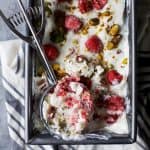 Pistachio Raspberry Frozen Yogurt-3