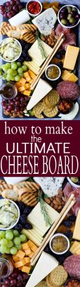 pinterest image for how to make the ultimate cheese board