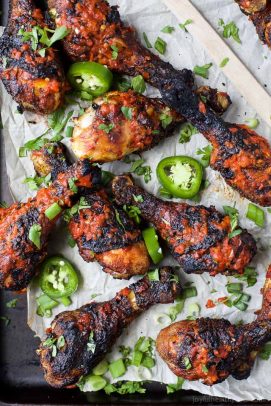 Image of Moroccan Harissa Grilled Chicken Legs