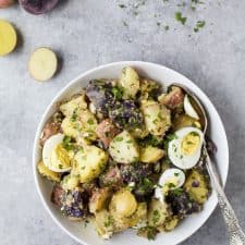 Patriotic Potato Salad with Herb Dressing-image