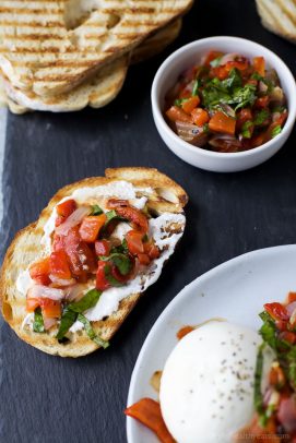 Image of Roasted Red Pepper Bruschetta