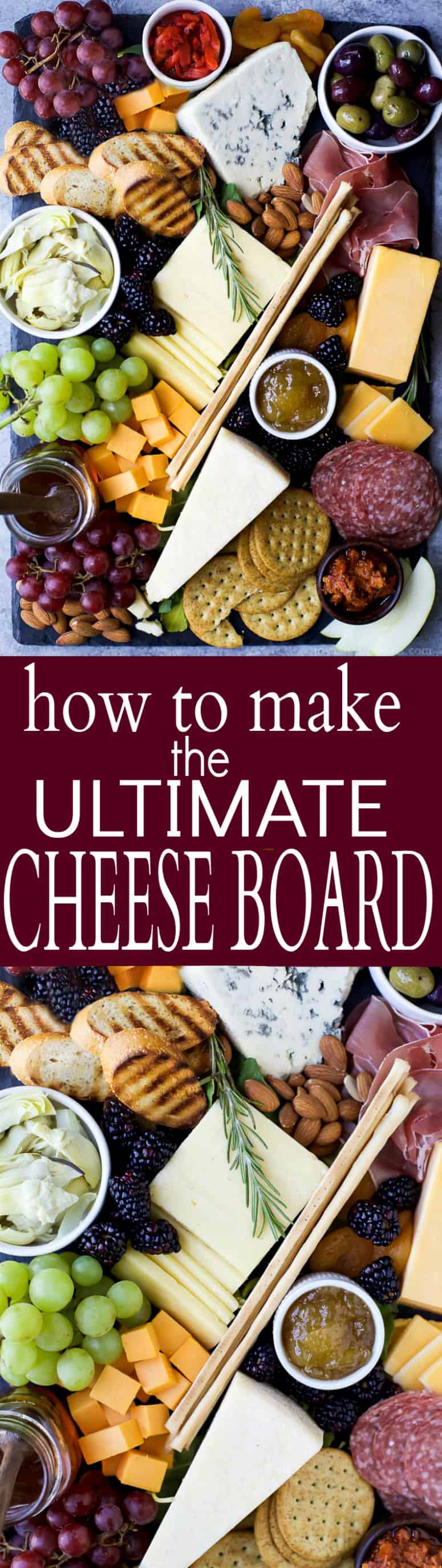 How to Make the Ultimate Cheese Board and which wines to pair it with! This appetizer recipe is easy to make and definitely a show stopper! | #ad #UndeniablyDairy