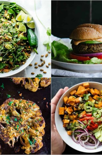 47 of the BEST Vegetarian Recipes out there! Loaded with flavor, minimal ingredients and all Vegetarian! You NEED to make these for your next Meatless Monday Meal!