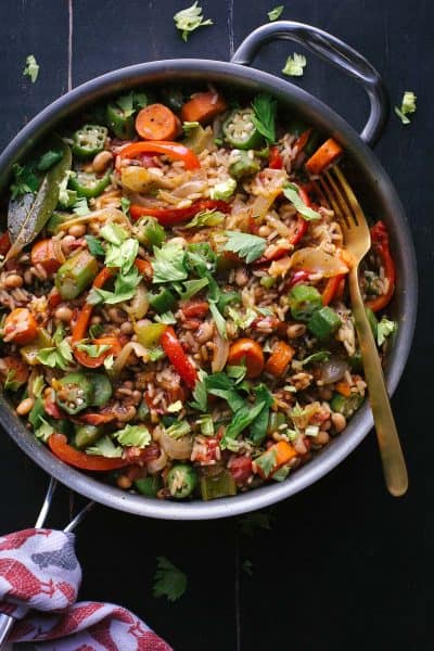 47 of the BEST Vegetarian Recipes out there! Loaded with flavor, minimal ingredients and all Vegetarian! You NEED to make these for your next Meatless Monday Meal!