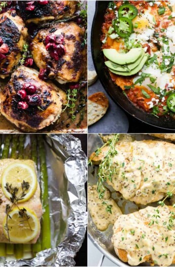 19 of the BEST Easy & Healthy One Pan Meals - everything made in one pan for easy cleanup. These quick dinner recipes will become family favorites!